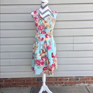 Tiana B Cute, Floral Plus Size Dress Sz 16